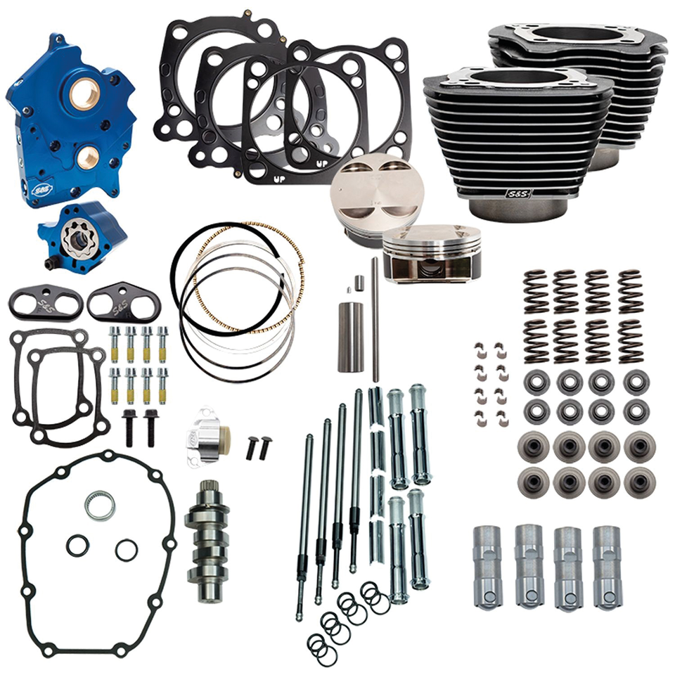 S&S 124CI, 128CI, 129CI & 132CI POWER PACKAGES FOR MILWAUKEE EIGHT - view 1