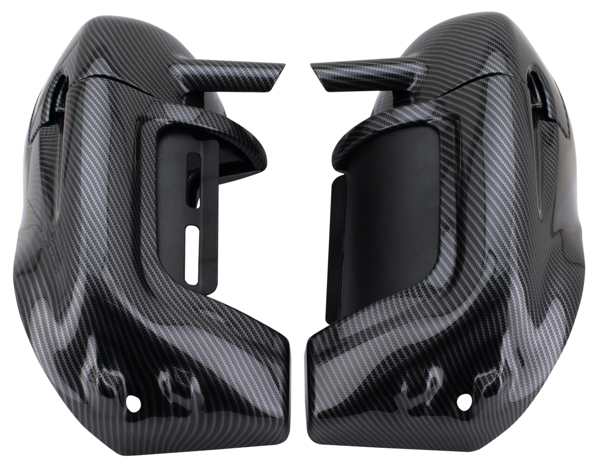 CARBON LOOK FAIRING LOWERS WITH GLOVE BOXES - view 1 Main image