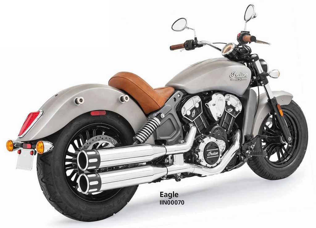 4" SLIP-ONS FOR INDIAN SCOUT 2015-2024 - view 1