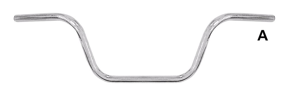 ZODIAC ONE INCH DIAMETER APE HANGER HANDLEBARS - view 2
