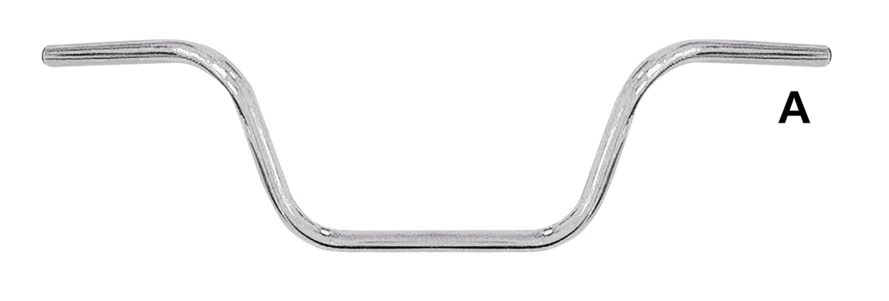 ZODIAC ONE INCH DIAMETER APE HANGER HANDLEBARS - view 2