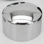 CHROME & BLACK FRONT AXLE CAPS - view 2