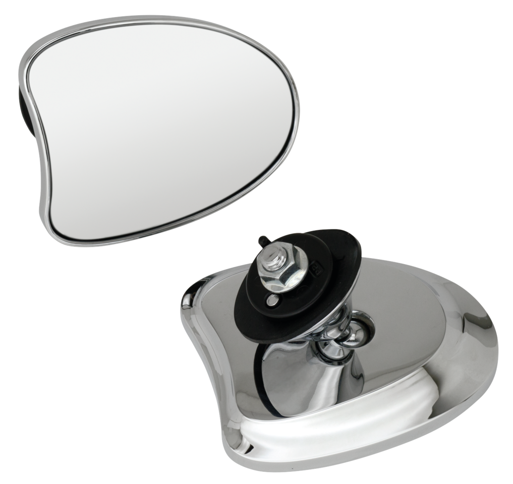 GENUINE ZODIAC TAPERED FAIRING MOUNT MIRRORS Secondary image