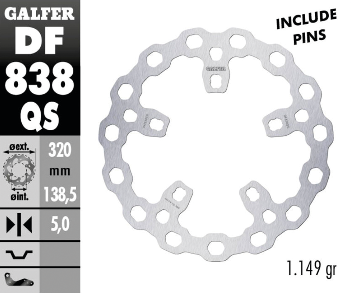 GALFER "BIG CUBIQ" DISC BRAKE ROTORS Secondary image