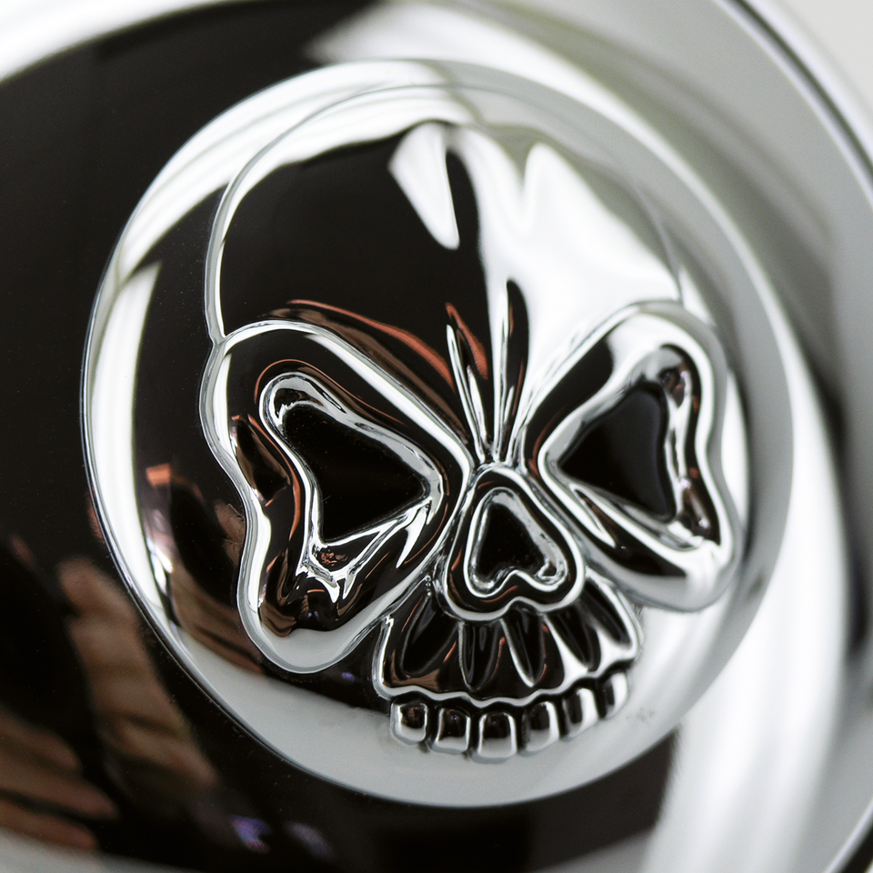 LOCKABLE THREE-DEE SKULLED GAS CAPS - view 1