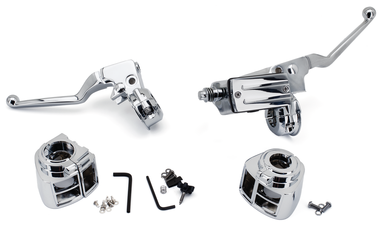 CHROME HANDLEBAR CONTROLS FOR 1982-1995 MODELS - view 1