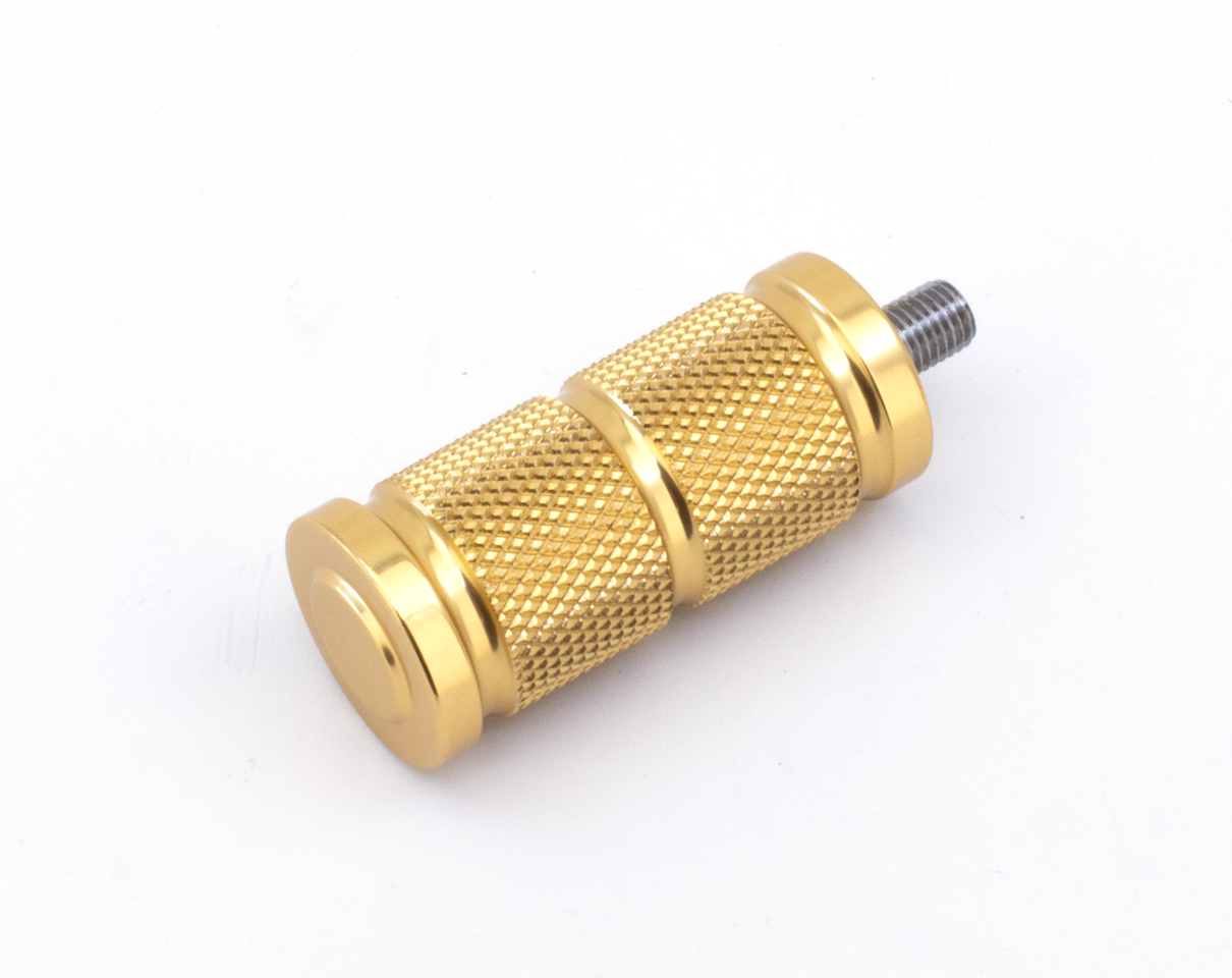 RETRO STYLE KNURLED BILLET ALUMINUM FOOT & SHIFTER PEGS - view 1 Main image