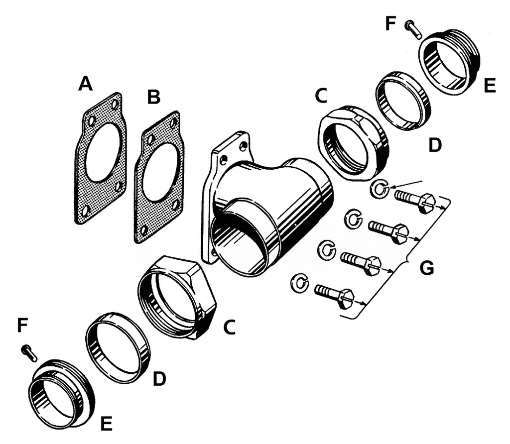 MANIFOLD PARTS FOR KNUCKLEHEAD & PANHEAD - view 1
