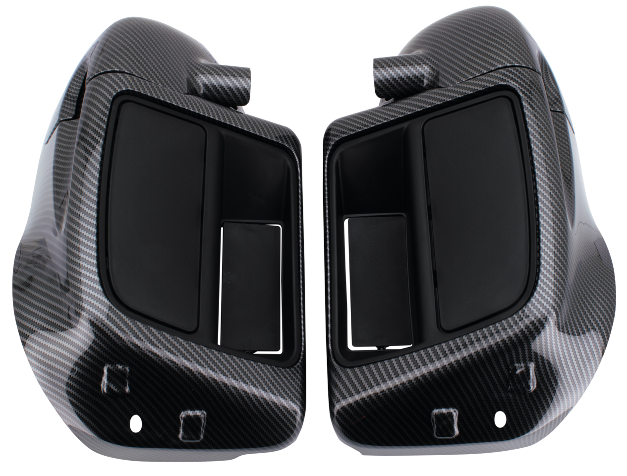 CARBON LOOK FAIRING LOWERS WITH GLOVE BOXES - view 1 Main image