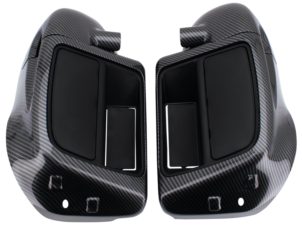 CARBON LOOK FAIRING LOWERS WITH GLOVE BOXES - view 1