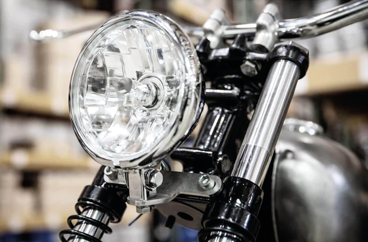 LOWBROW CUSTOMS BRACKETS FOR BOTTOM MOUNT HEADLIGHTS Secondary image