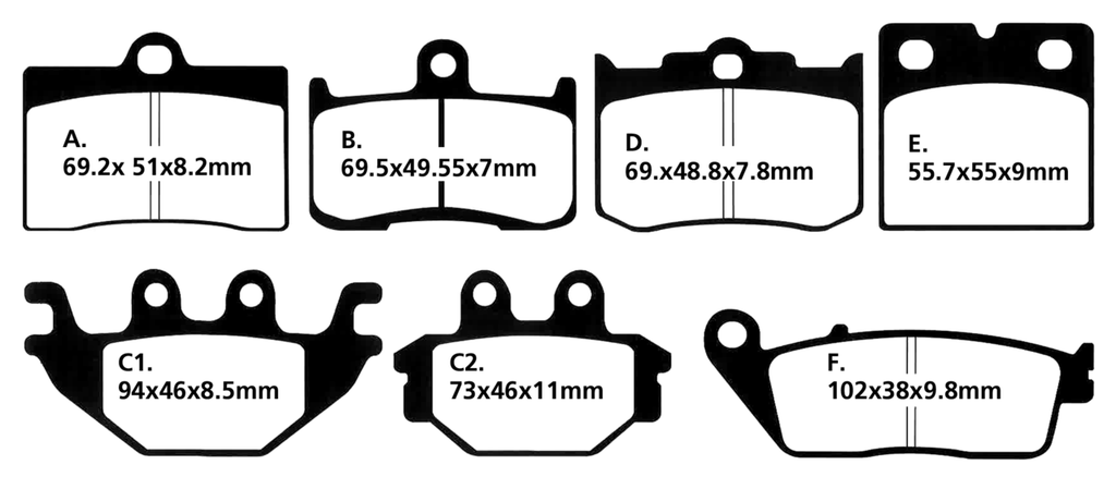 SBS FRONT DISC BRAKE PADS - view 3