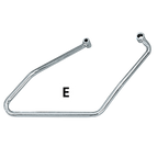 CHROME SADDLEBAG SUPPORTS - view 2