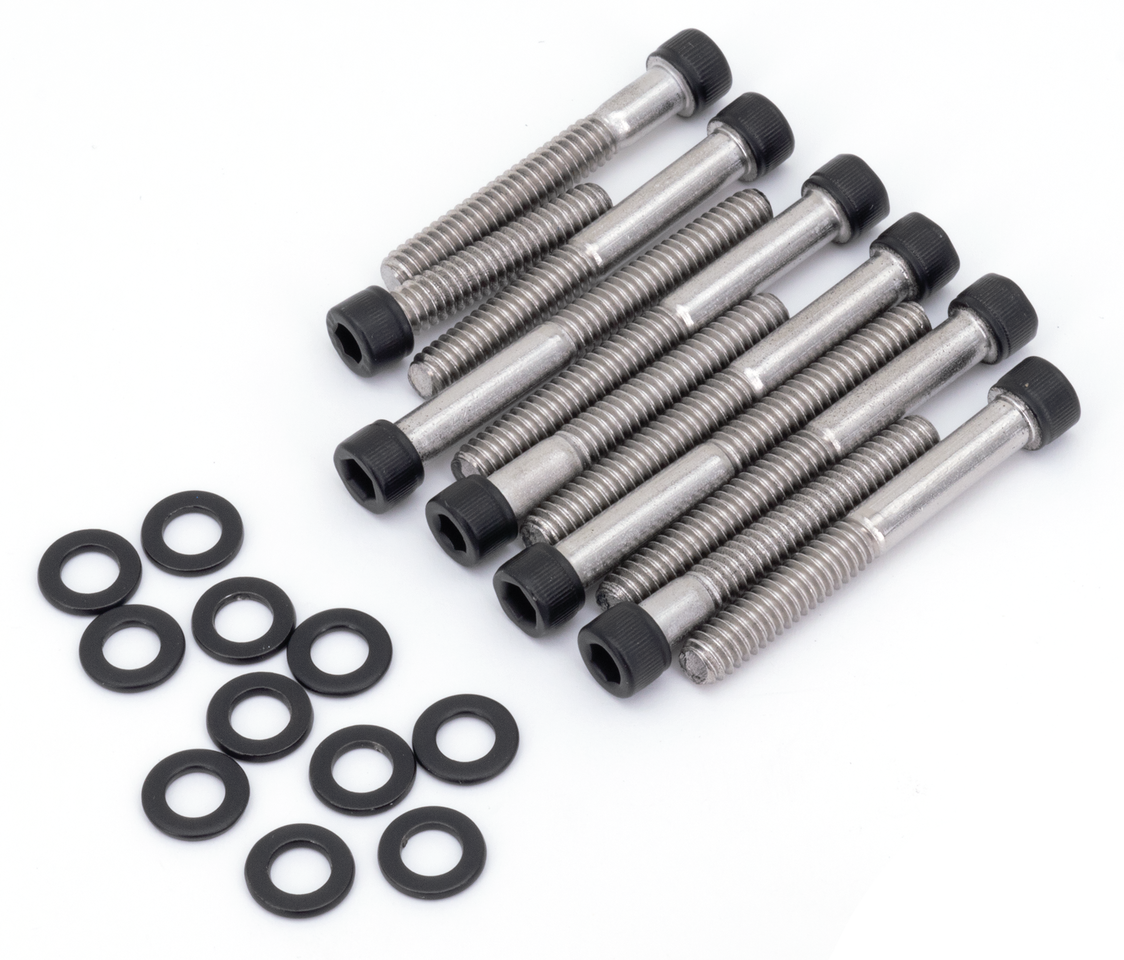 BLACK STAINLESS STEEL CAM COVER SCREW KITS FOR SPORTSTER - view 1