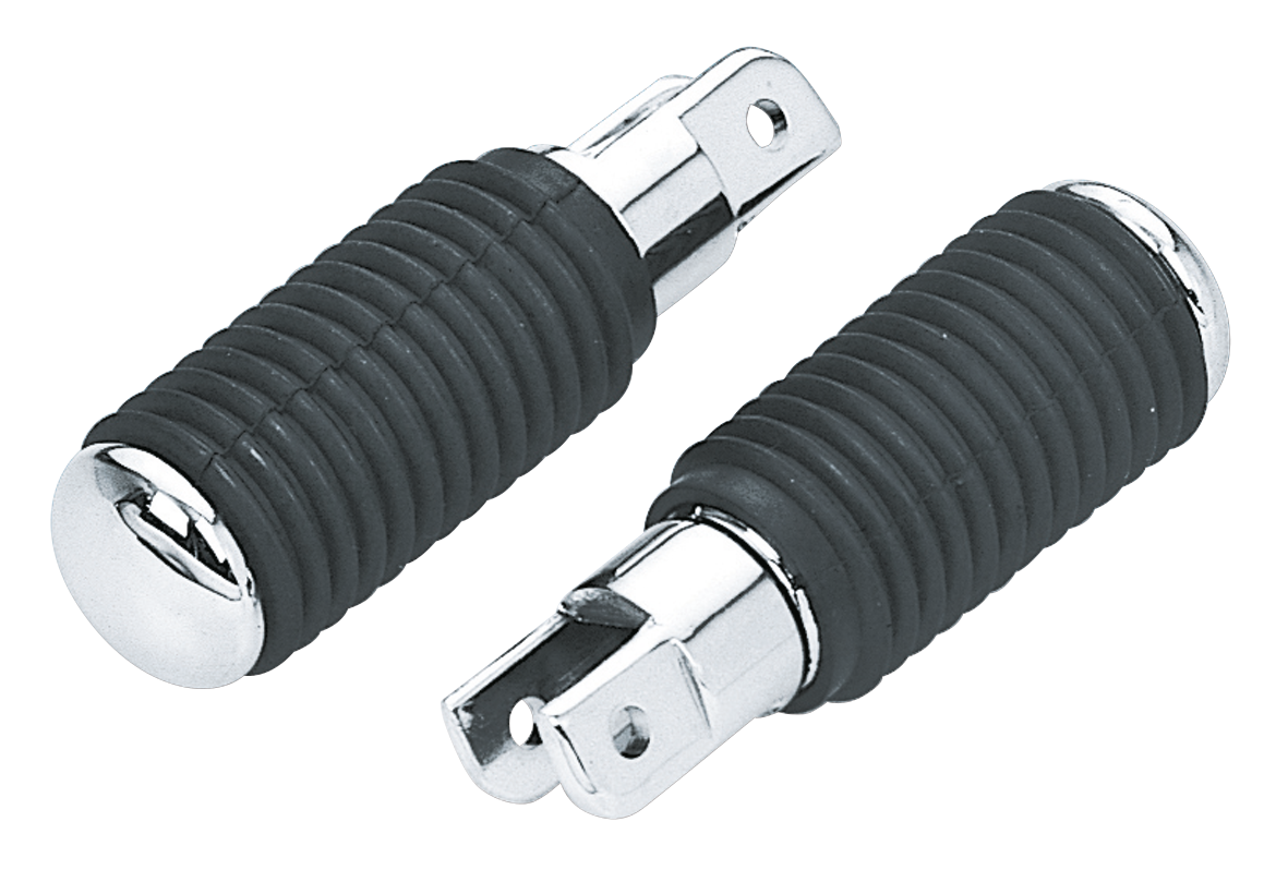 UNIVERSAL FOOT PEGS WITH CHROME END - view 1