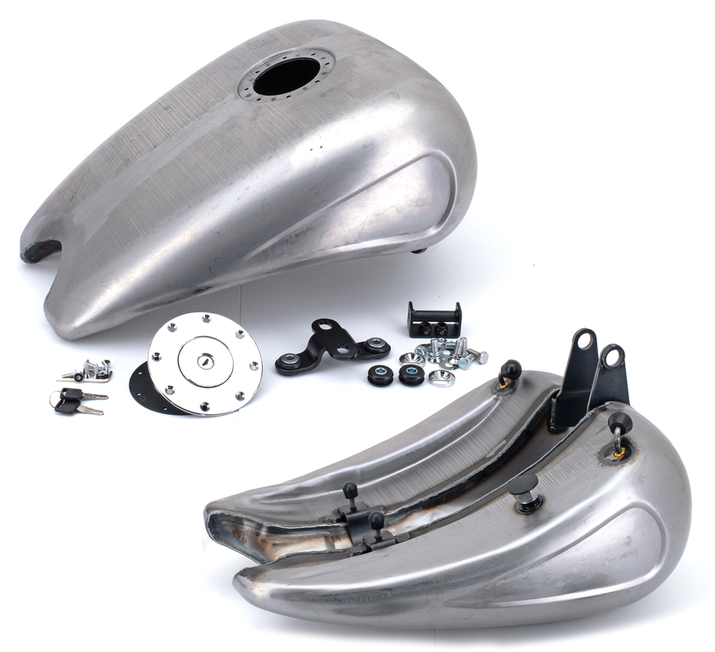 ONE PIECE 2" STRETCHED STEEL TANK WITH INDENTS - view 1