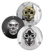 SKULLED ALUMINUM DERBY COVERS - view 2