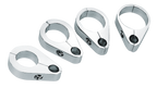 CHROME PLATED CABLE AND OIL LINE CLAMPS - view 2