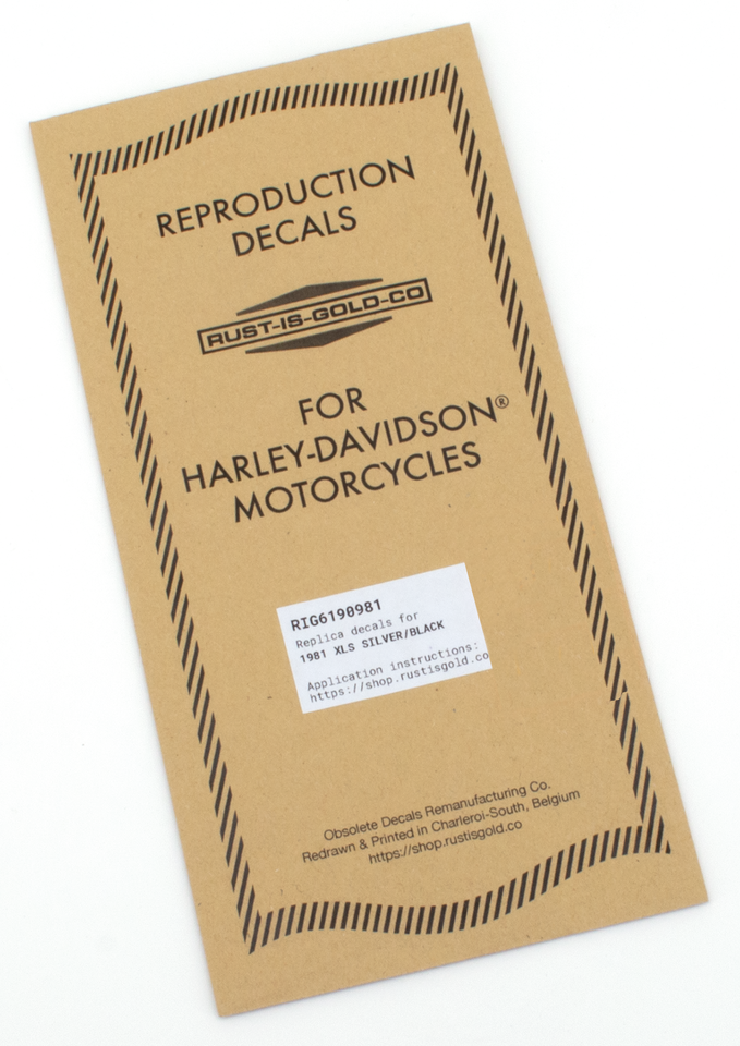 REPLICA OBSOLETE DECALS BY RUST IS GOLD CO. - view 2