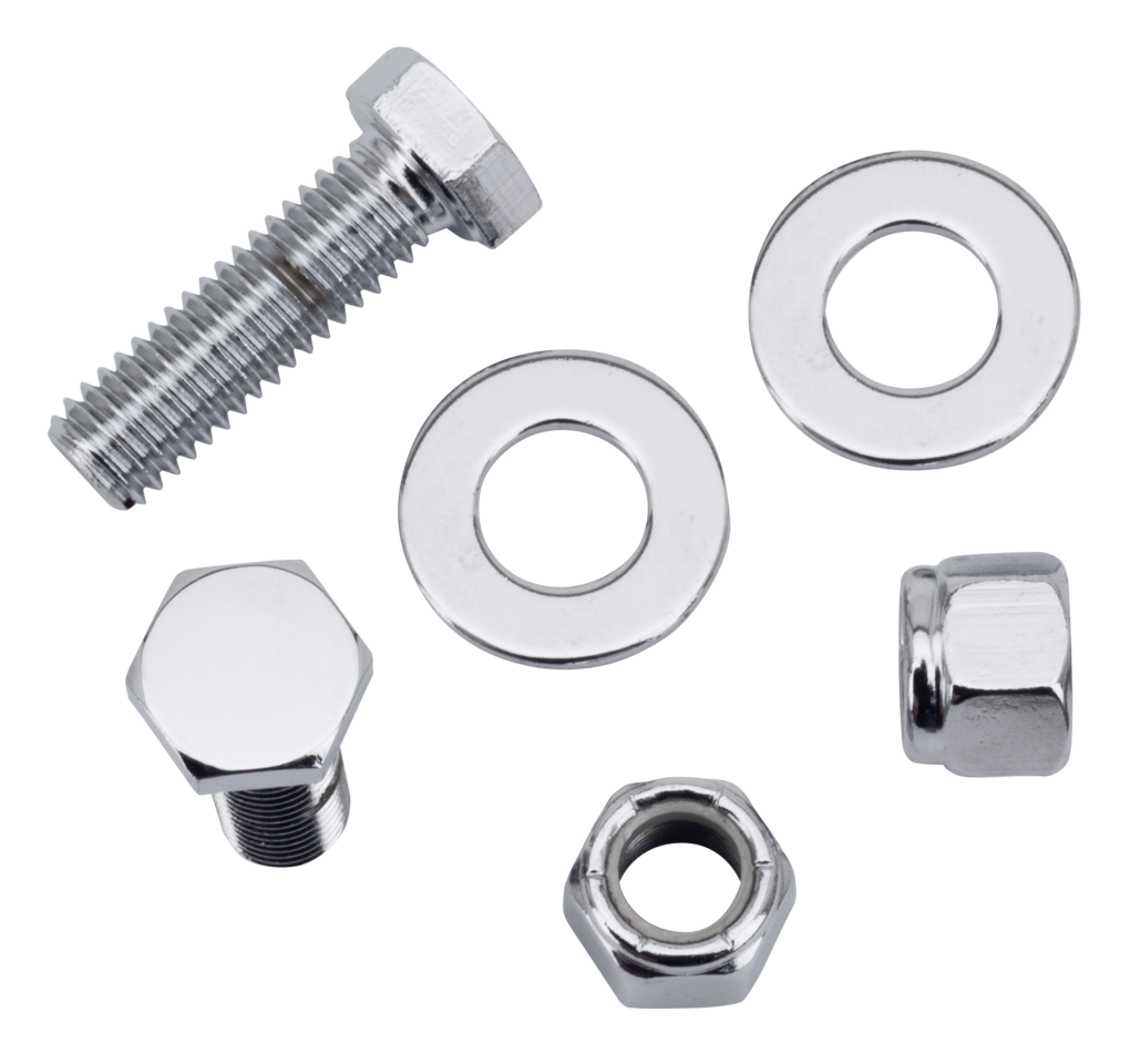 CHROME ENGINE STABILIZER SCREW KIT - view 1