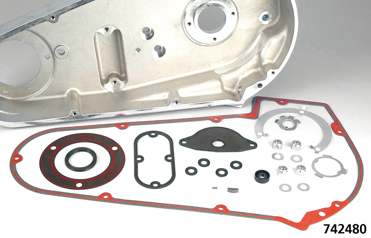 GASKETS, O-RINGS AND SEALS FOR ALUMINUM PRIMARY ON 1965-1986 4 SPEED BIG TWIN - view 1 Main image