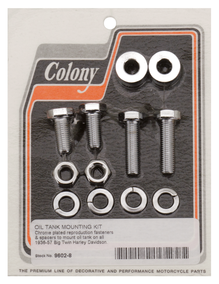 COLONY EARLY BIG TWIN OIL TANK MOUNT KIT - view 1