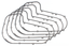 GASKETS, O-RINGS AND SEALS FOR PRIMARY ON 5 SPEED BIG TWIN LATE 1979-2006 - view 1