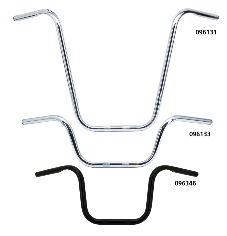 ZODIAC ONE INCH DIAMETER APE HANGER HANDLEBARS - view 3