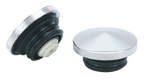 CHROME POINTED SCREW-IN GAS CAP - view 1