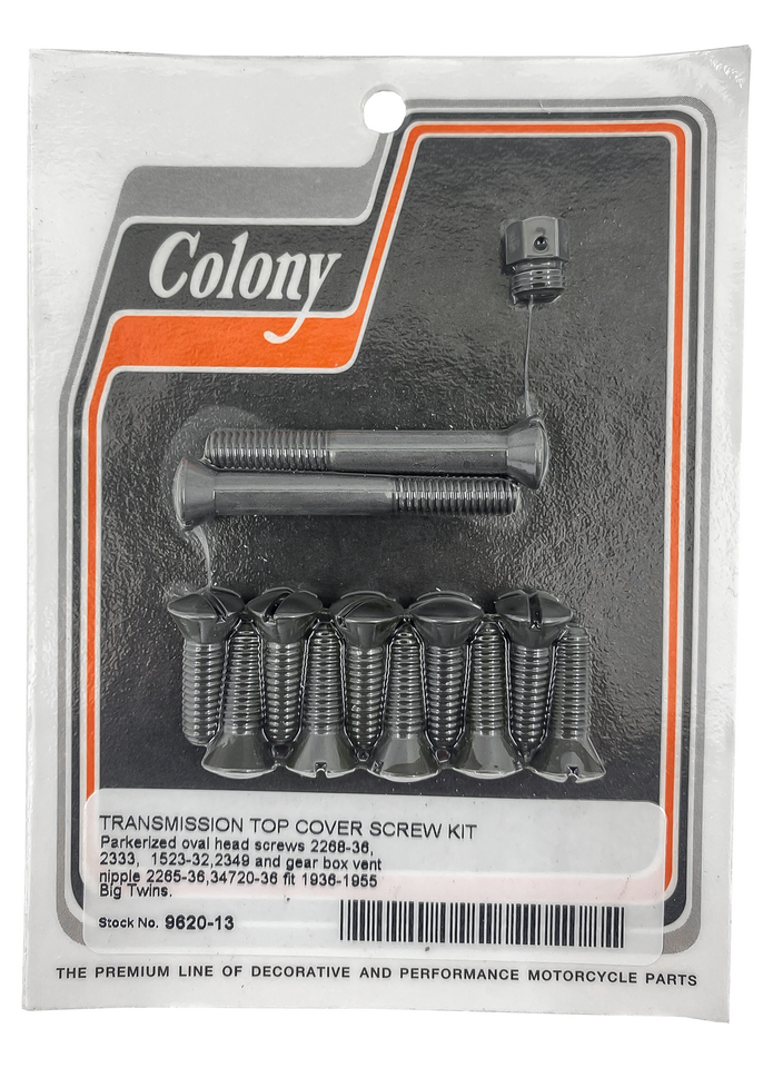 TRANSMISSION TOP COVER SCREW KIT FOR 4 SPEED BIG TWIN - view 1 Main image