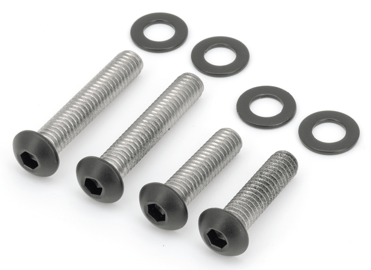 BLACK STAINLESS STEEL FENDER STRUT SCREW KITS - view 1