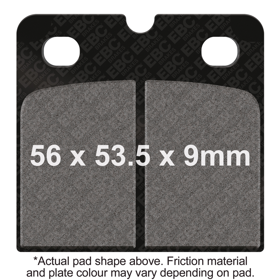 EBC REAR DISC BRAKE PADS - view 1 Main image