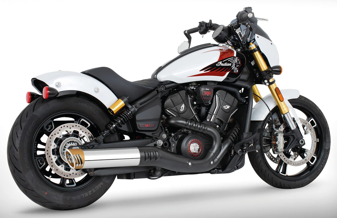 4" SLIP-ONS FOR INDIAN SCOUT 2025 TO PRESENT - view 1