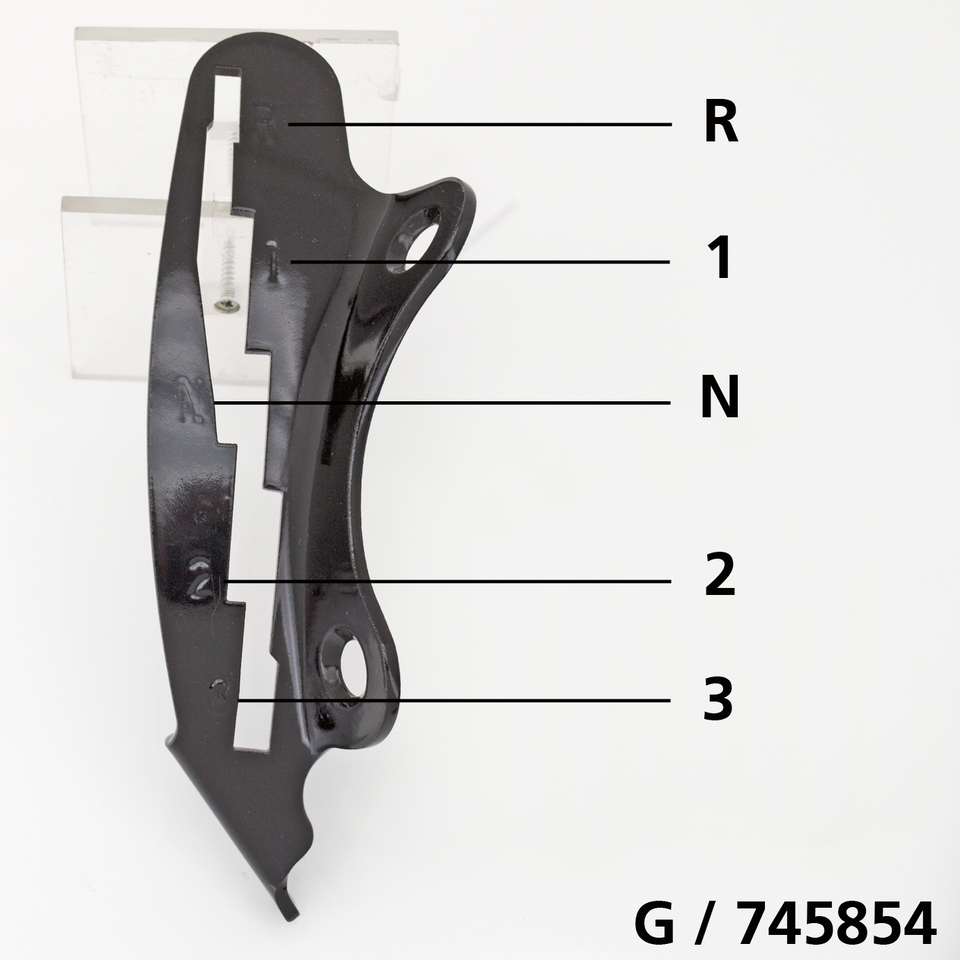 HAND SHIFTER LEVERS AND GUIDES - view 2