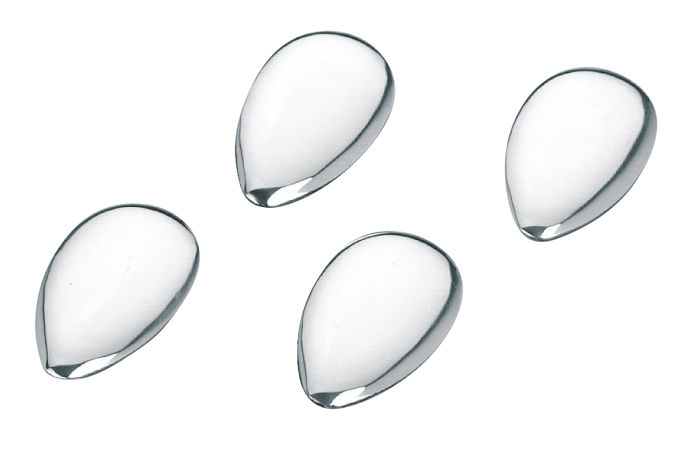 CHROME TEARDROP CONCHO - view 1 Main image