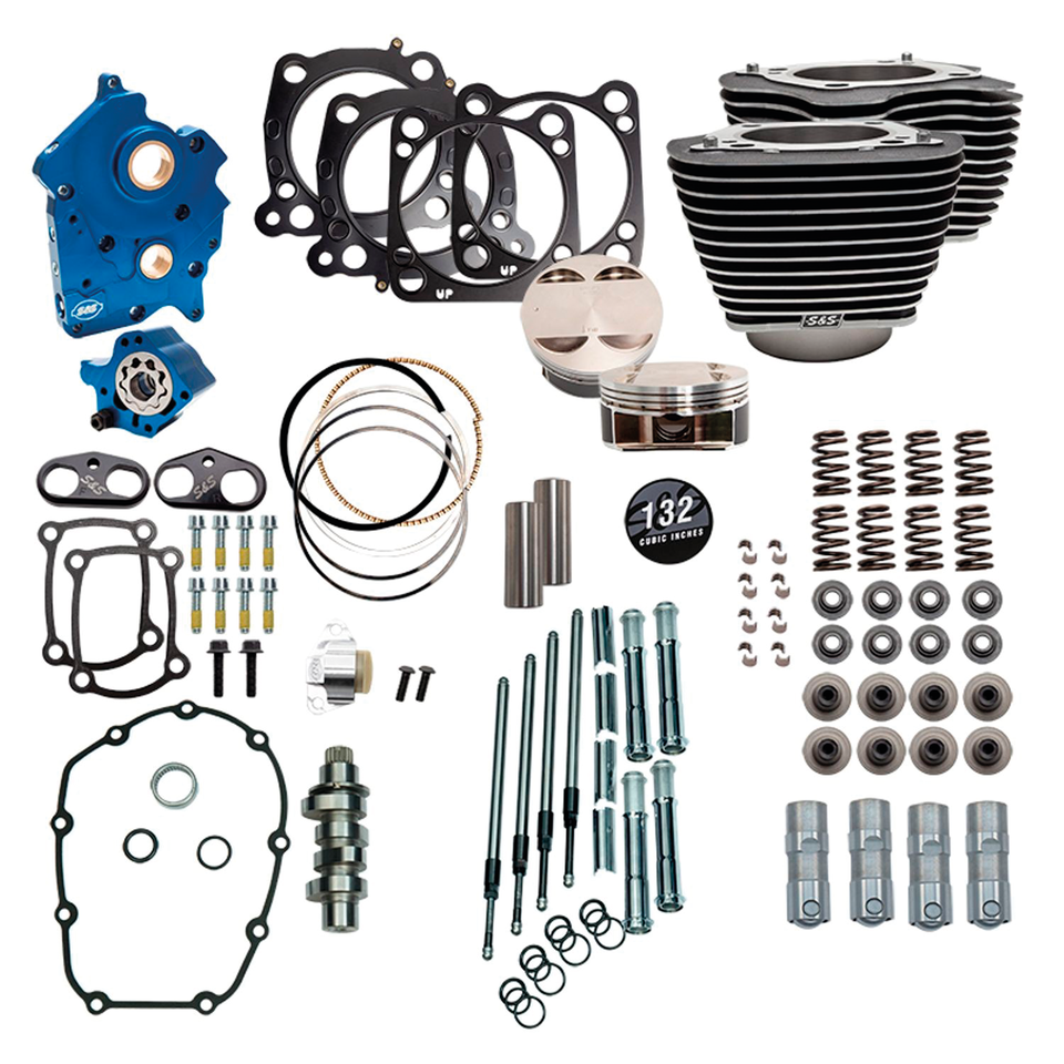 S&S 124CI, 128CI, 129CI & 132CI POWER PACKAGES FOR MILWAUKEE EIGHT - view 1 Main image