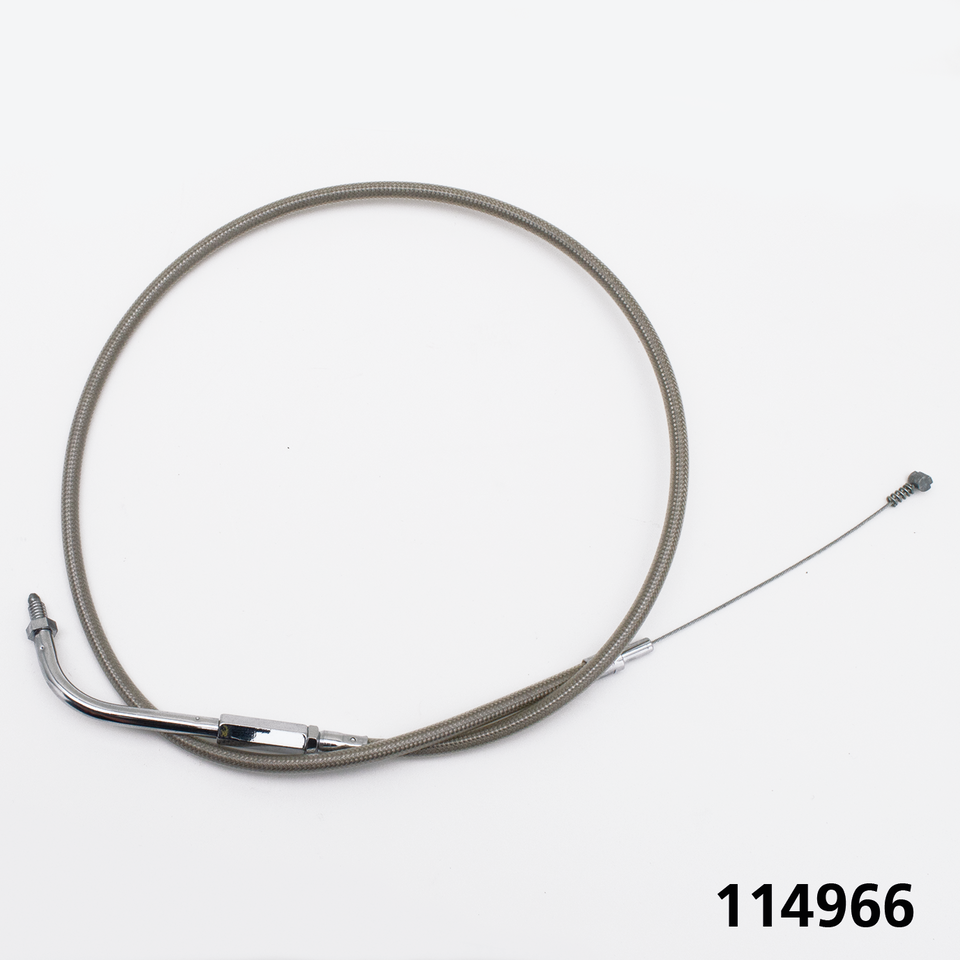 T03 - THROTTLE & IDLE CABLE 1990-1995 BIG TWIN - view 2