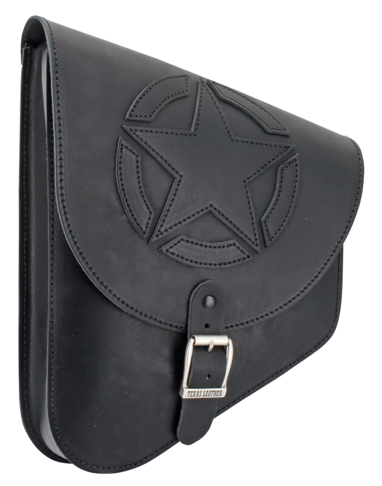 TEXAS LEATHER SOFTAIL SWING ARM BAGS - view 1 Main image