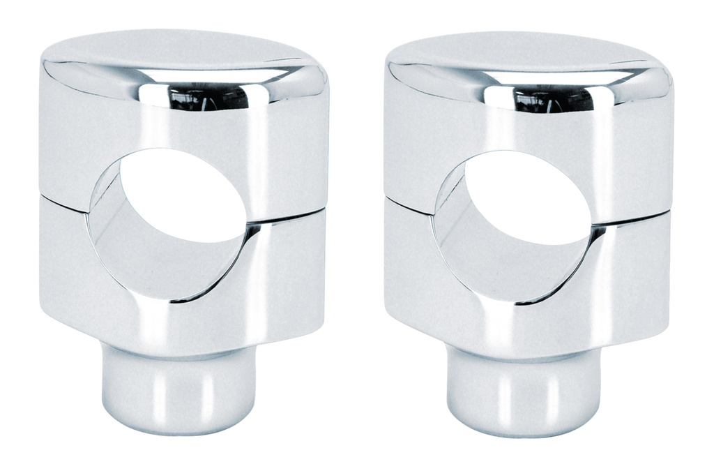 BILLET ALUMINUM HANDLEBAR RISERS FOR USE WITH 1 1/2" HANDLEBARS - view 1