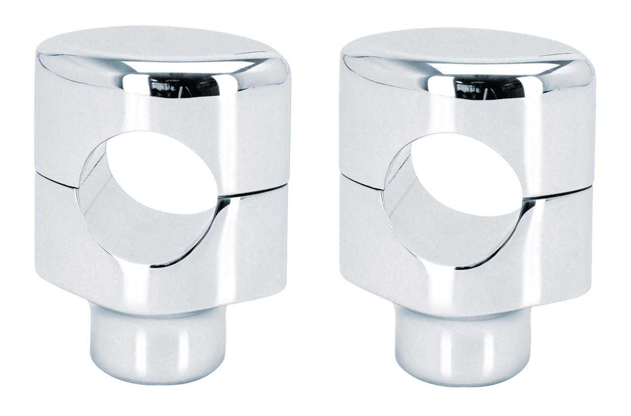 BILLET ALUMINUM HANDLEBAR RISERS FOR USE WITH 1 1/2" HANDLEBARS - view 1