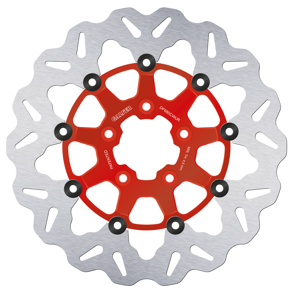 GALFER "WAVE" FLOATING DISC BRAKE ROTORS - view 1