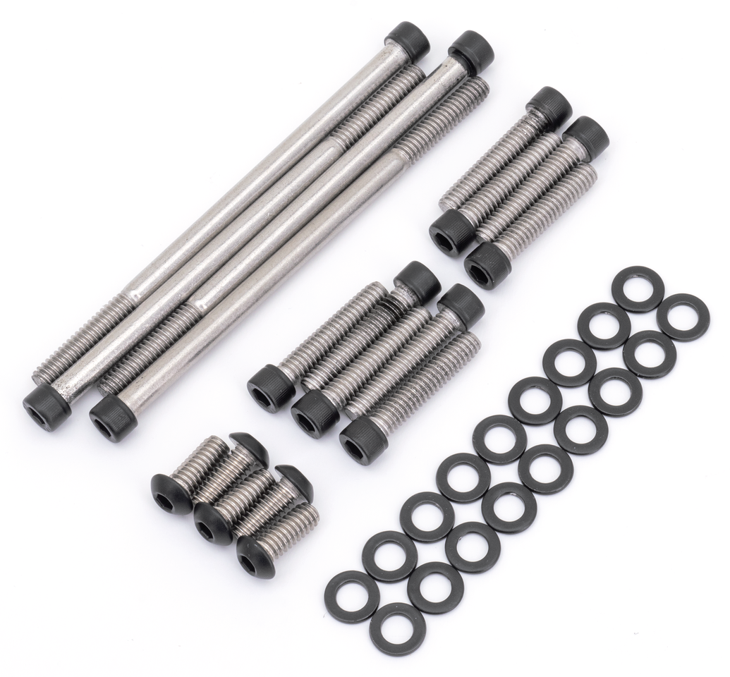 BLACK STAINLESS STEEL PRIMARY COVER SCREWS - view 1