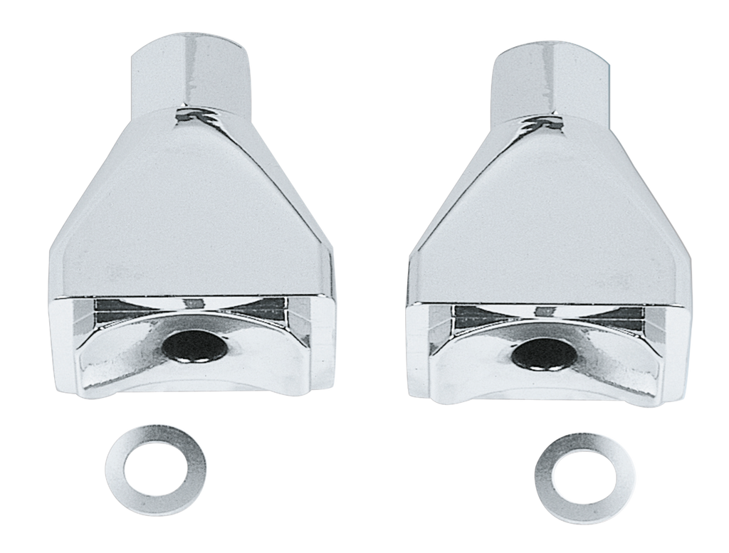 CHROME AXLE ADJUSTER CAPS - view 1