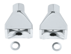 CHROME AXLE ADJUSTER CAPS - view 1