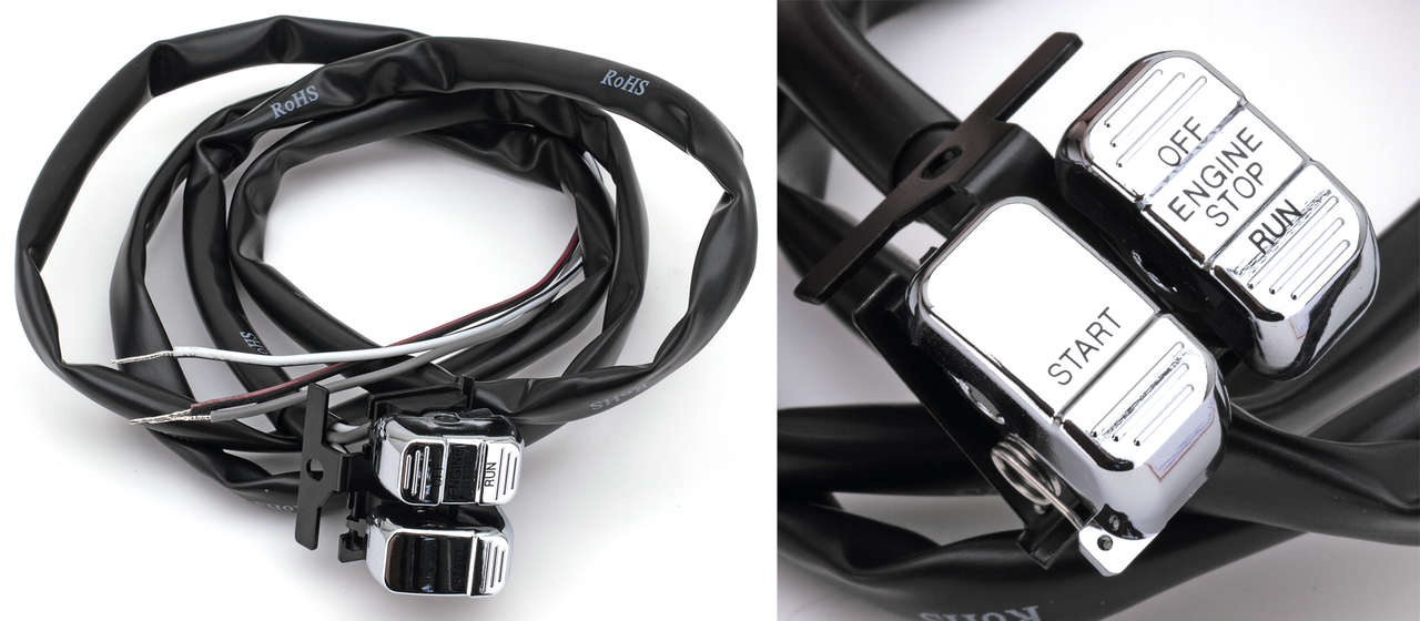 ERGONOMIC HANDLEBAR SWITCHES FOR 1996-2013 MODELS - view 1