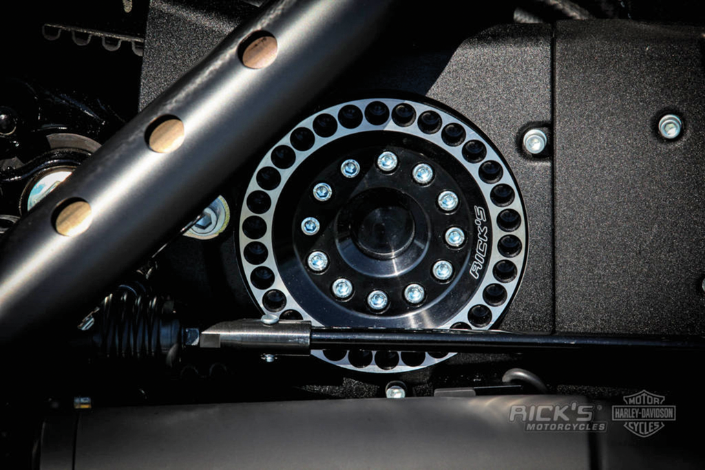 RICK'S SPROCKET & PULLEY COVER FOR SPORTSTER - view 2