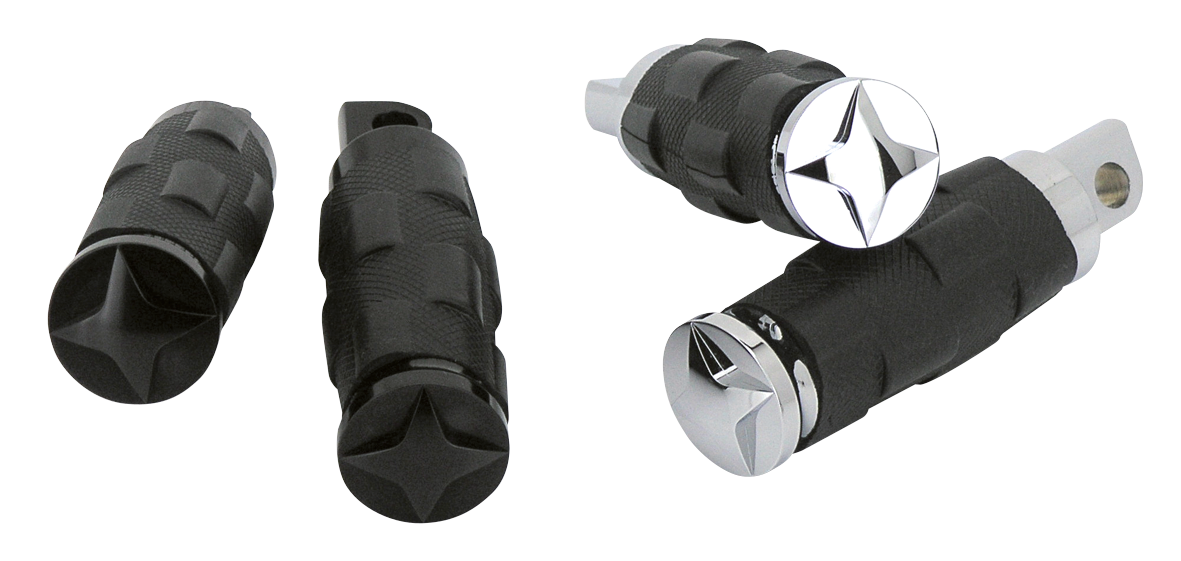 TORNADO II MALE MOUNT RIDER AND PASSENGER PEGS - view 2