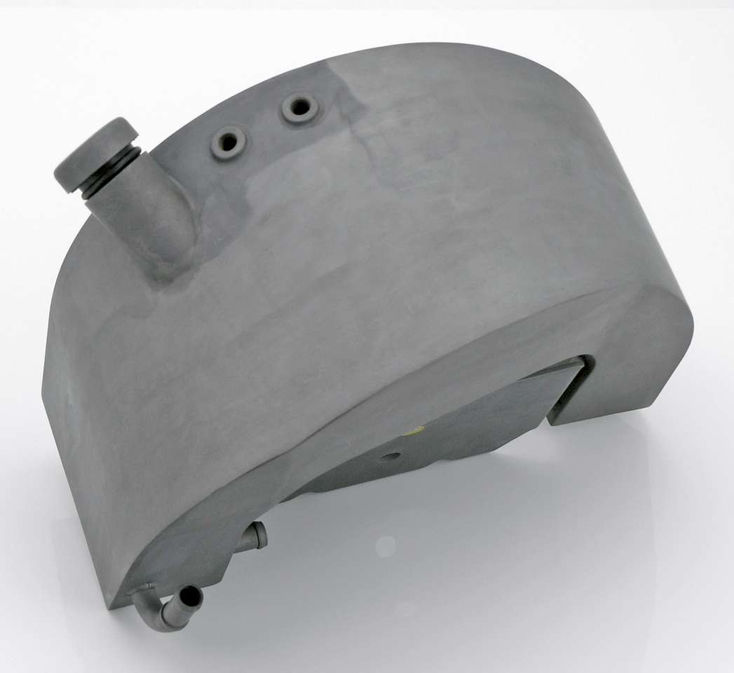 CRUISE SPEED RAW STEEL WRAP AROUND SOFTAIL OIL TANK - view 1
