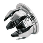 CHROME HANDLEBAR END PLUG - view 2