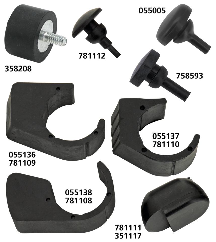 SWINGARM BUMPER RUBBER FOR SOFTAILS - view 2